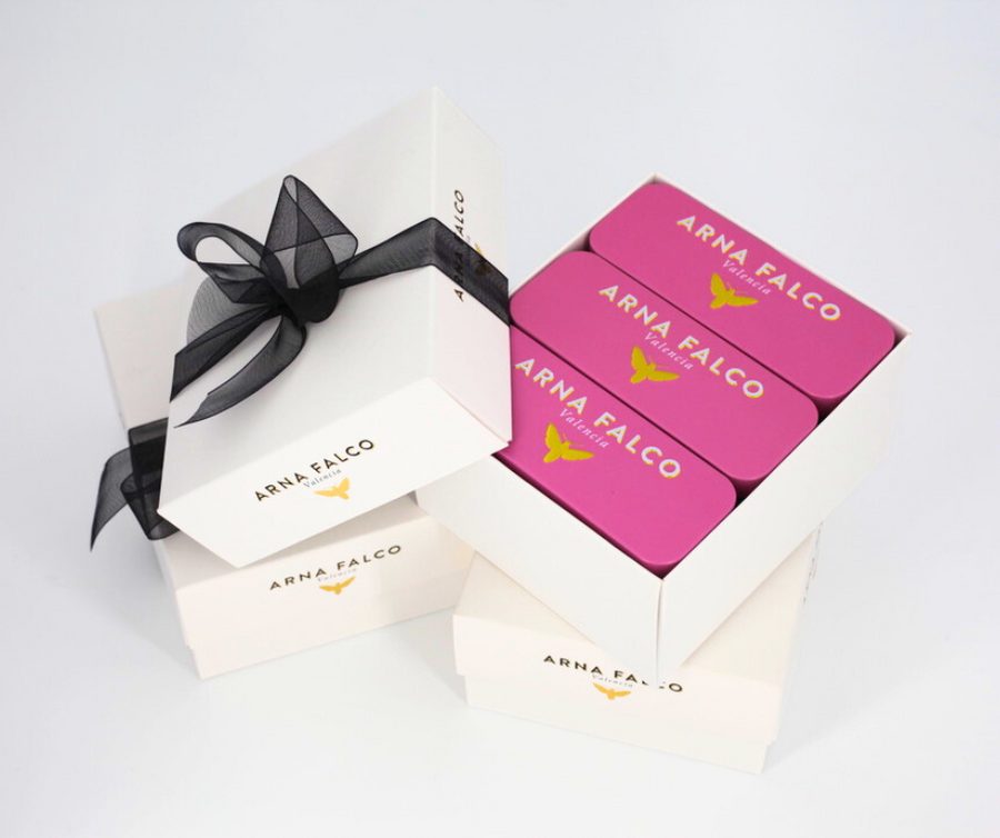 Gift Box: Set of 3 Tins - Almond Dragées - Blonde